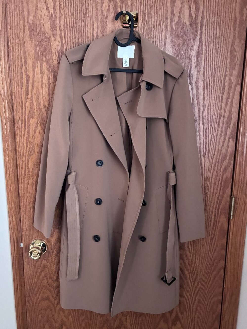 H&M Double-Breasted Trench Coat - Small